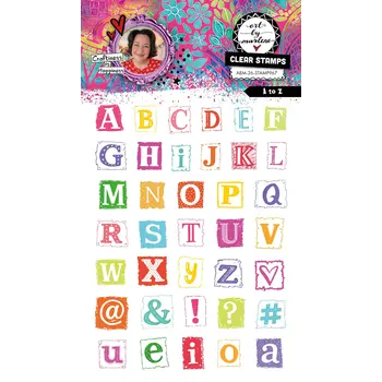 STUDIOLIGHT STUDIOLIGHT ART BY MARLENE A TO Z CLEAR STAMP SET