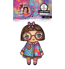 STUDIOLIGHT STUDIOLIGHT ART BY MARLENE JUST A GIRL CLEAR STAMP