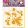 STUDIOLIGHT STUDIOLIGHT ART BY MARLENE SPLATTERS & SPLASHES 8x8 MASKS STENCIL