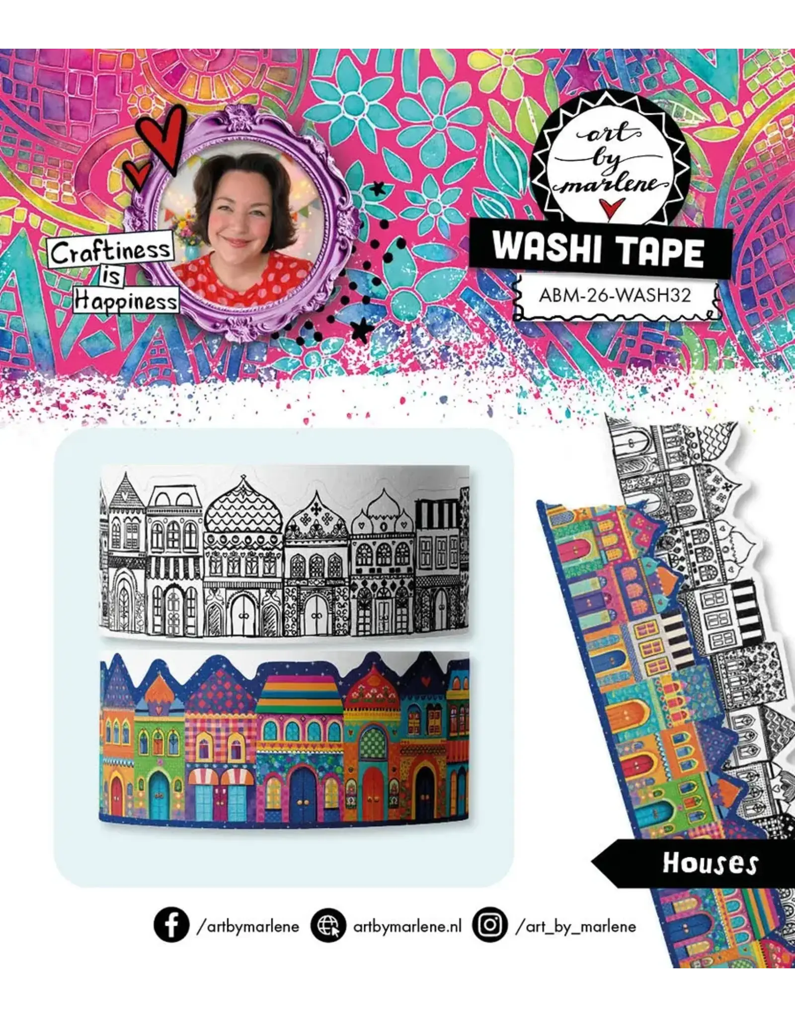 STUDIOLIGHT STUDIOLIGHT ART BY MARLENE ART DE MAISONS RUBAN WASHI 2/PK