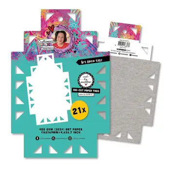 STUDIOLIGHT STUDIOLIGHT ART BY MARLENE ATC ART DÉCO ÉTIQUETTE 21/PK