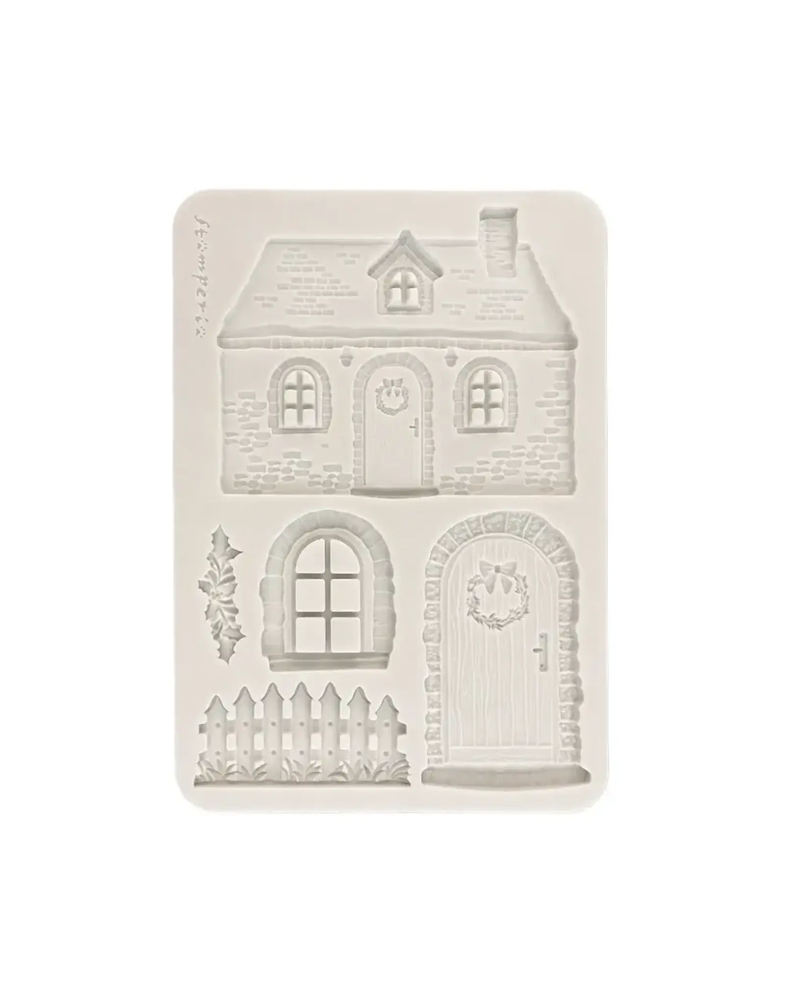 STAMPERIA STAMPERIA CHALET DE NOËL A5 MOULE EN SILICONE