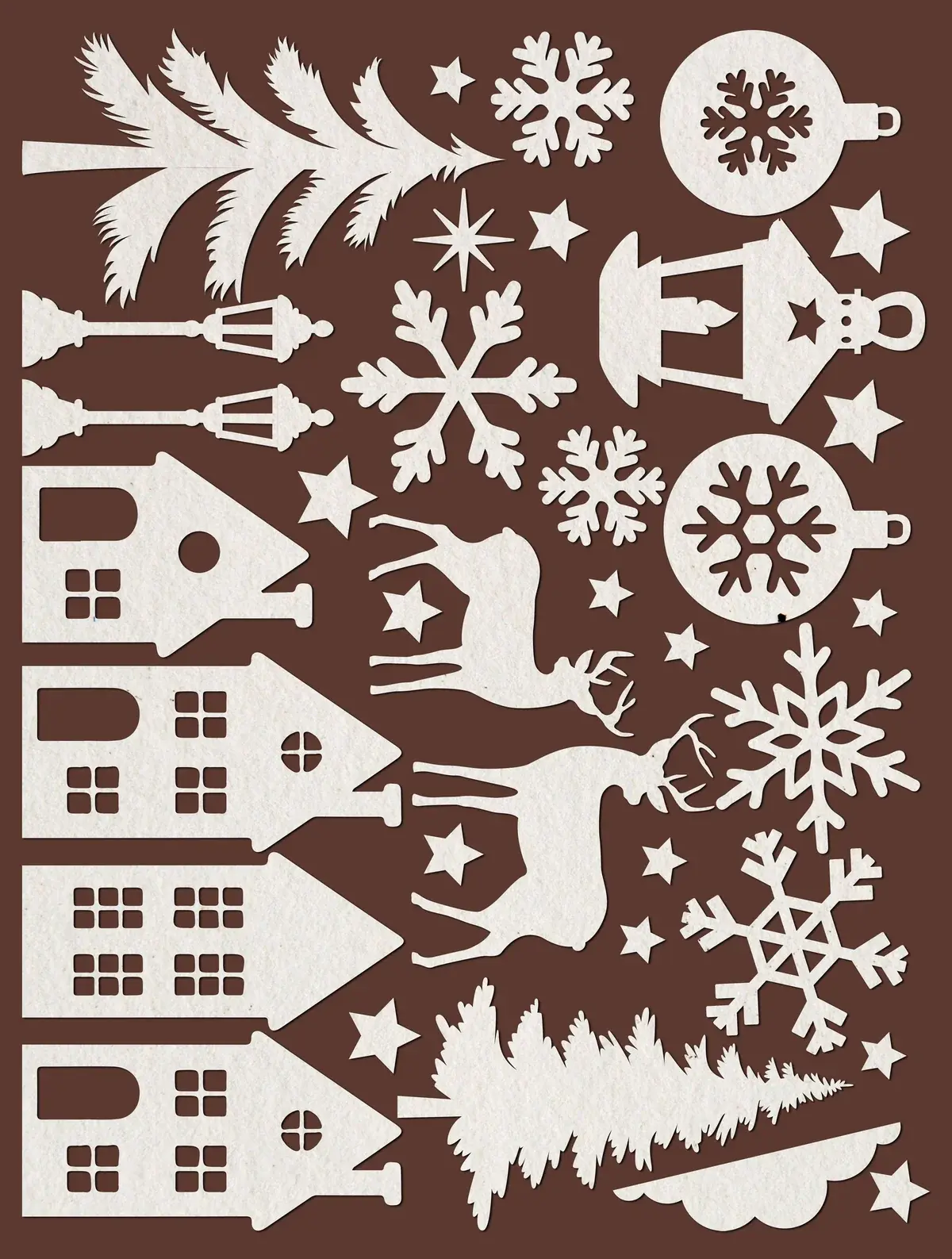 STAMPERIA STAMPERIA CHRISTMAS SHAPES LASER CUT