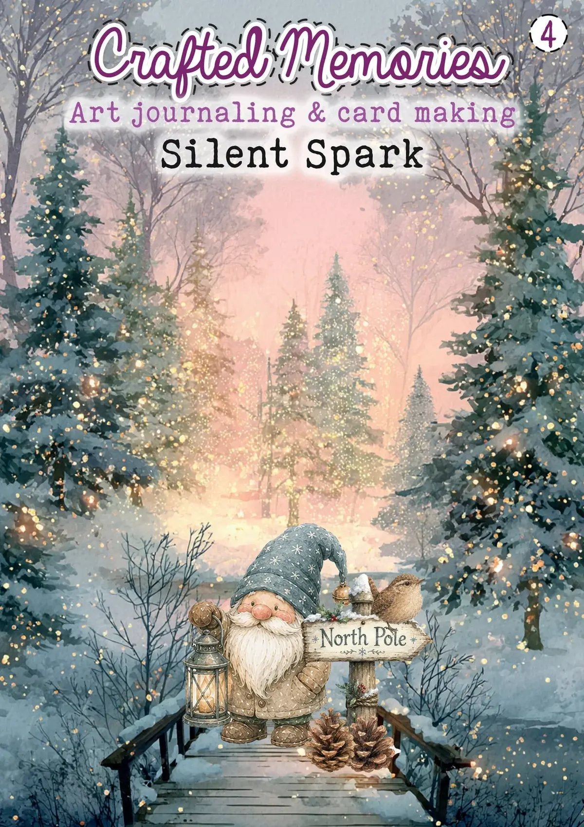 LEANE CREATIEF SILENT SPARK ART JOURNALING BOOK