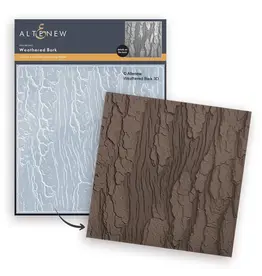 ALTENEW ALTENEW WEATHERED BARK 3D EMBOSSING FOLDER