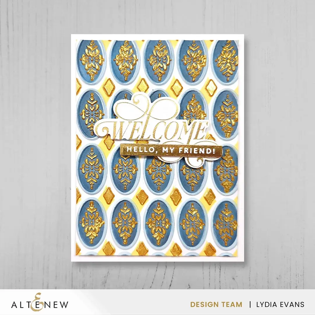 ALTENEW ALTENEW HEIRLOOM FILIGREE 6x6 STENCIL SET 4/PK