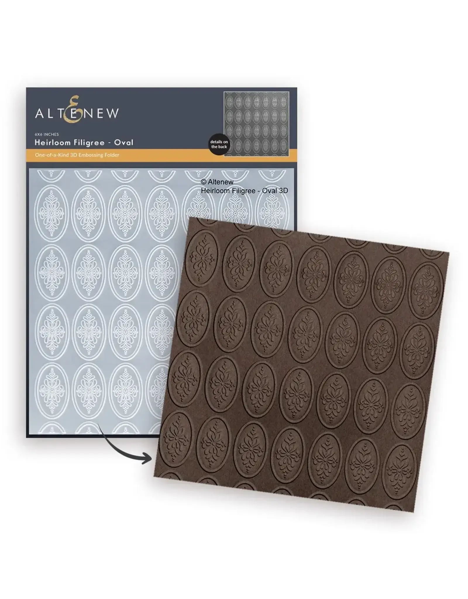 ALTENEW ALTENEW HEIRLOOM FILIGREE 3D EMBOSSING FOLDER