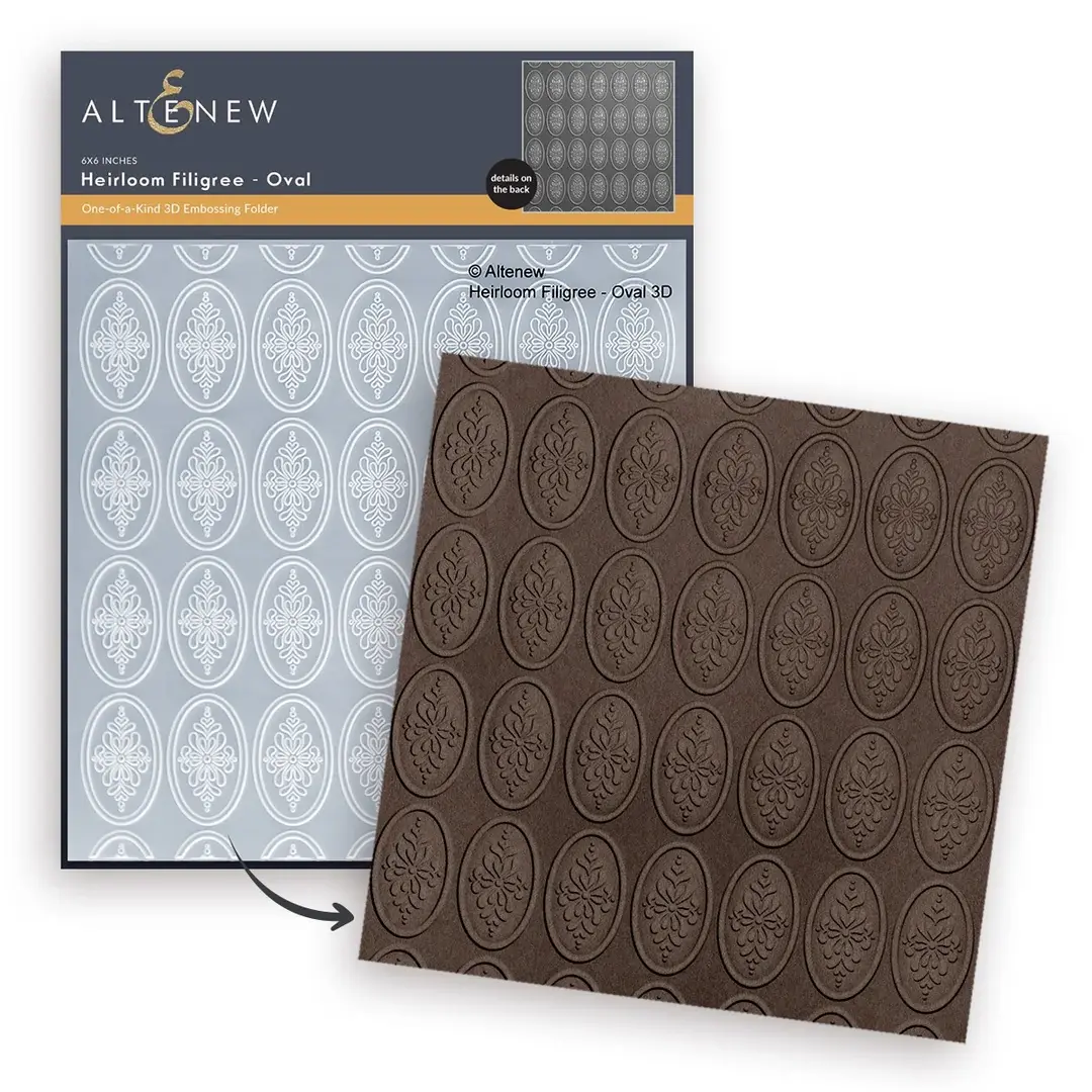 ALTENEW ALTENEW HEIRLOOM FILIGREE 3D EMBOSSING FOLDER