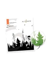 ALTENEW ALTENEW WOODLAND SILHOUETTE CLEAR STAMP