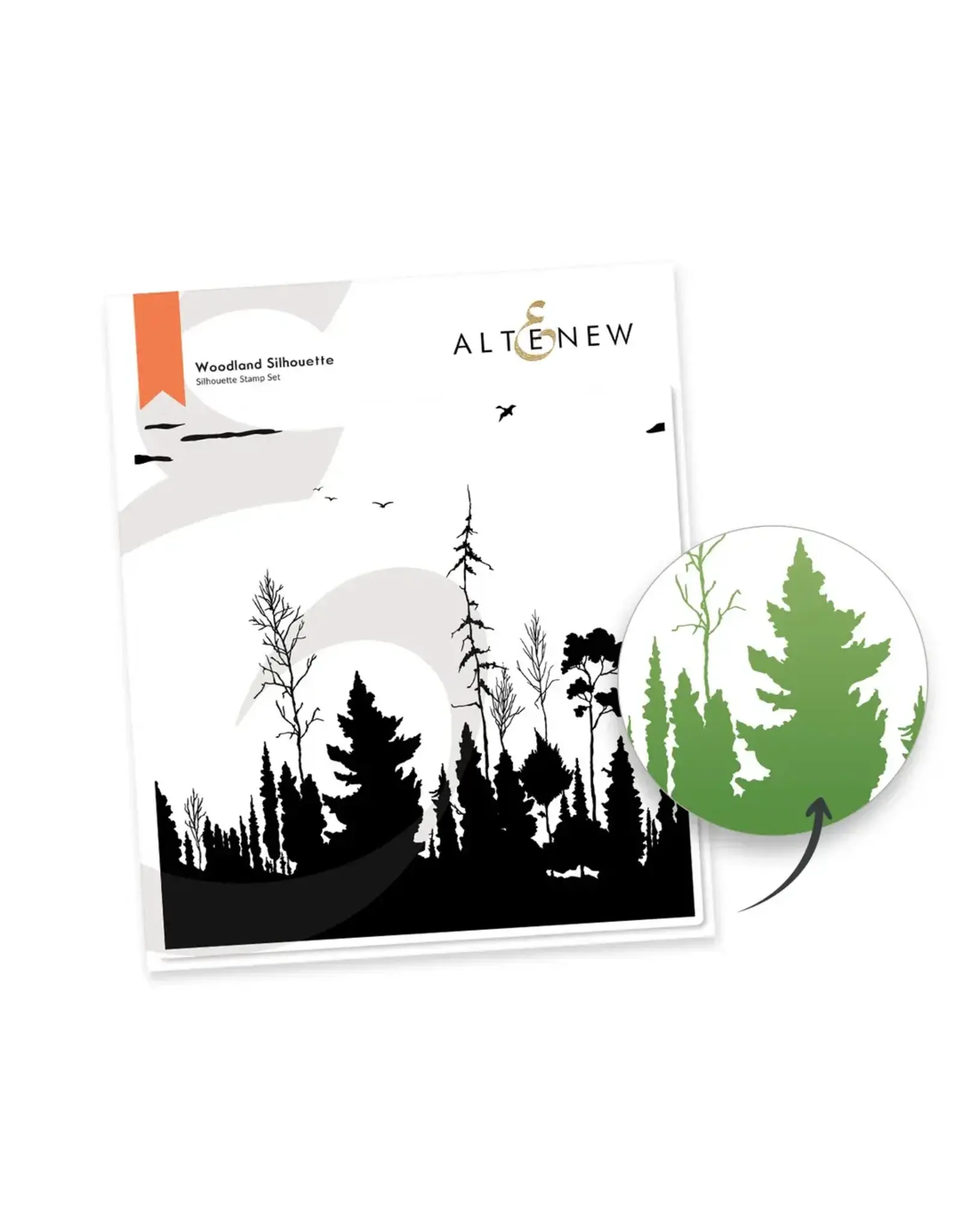 ALTENEW ALTENEW WOODLAND SILHOUETTE CLEAR STAMP