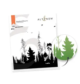 ALTENEW ALTENEW WOODLAND SILHOUETTE CLEAR STAMP
