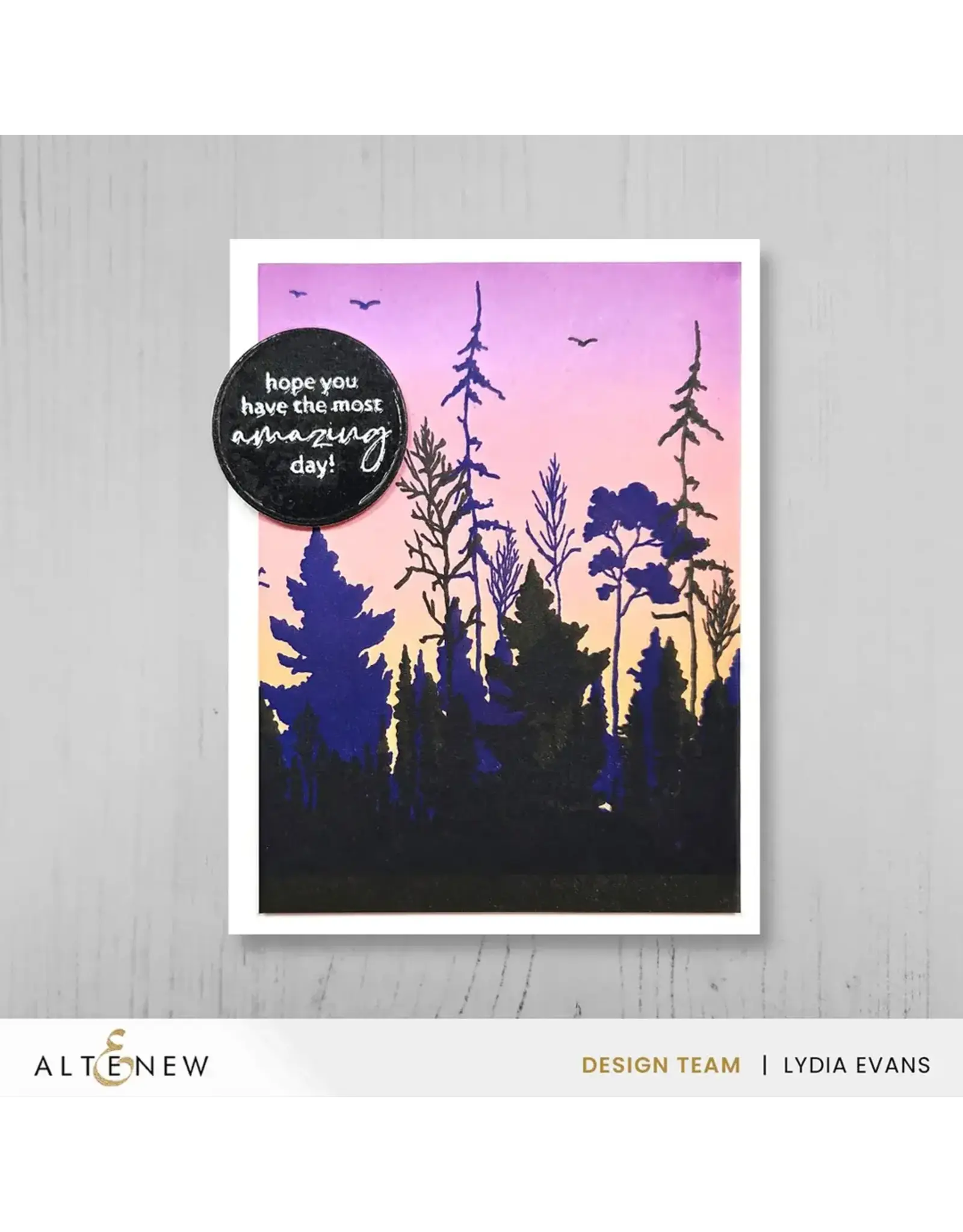 ALTENEW ALTENEW WOODLAND SILHOUETTE CLEAR STAMP