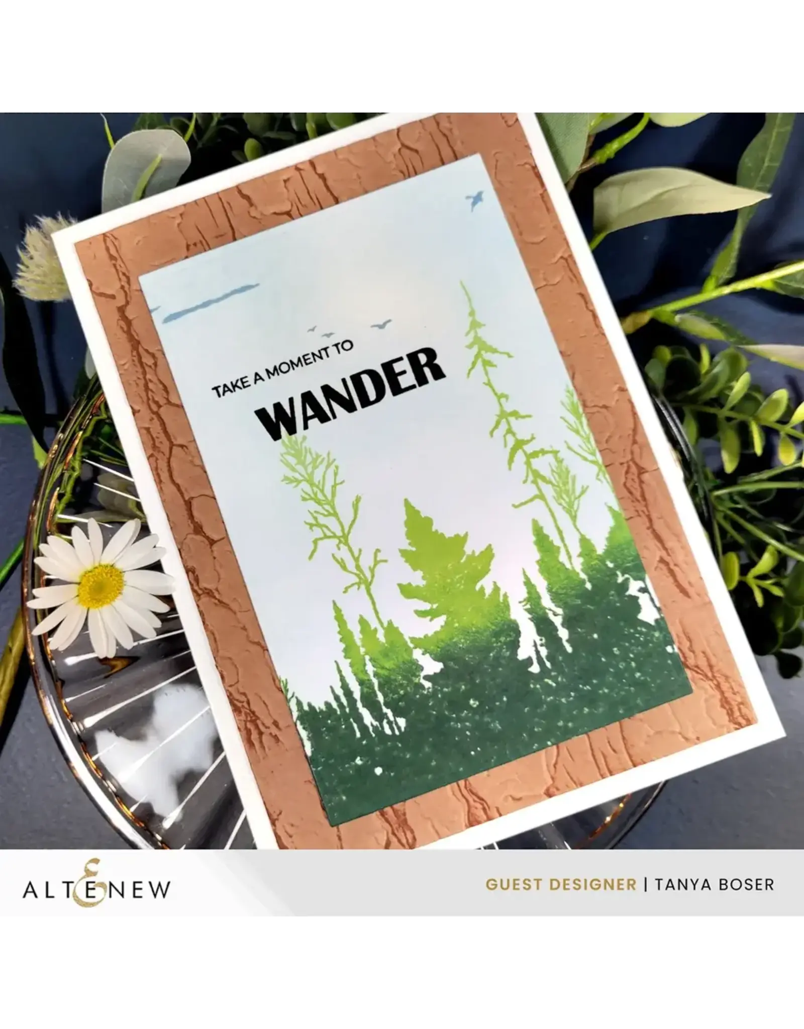 ALTENEW ALTENEW WOODLAND SILHOUETTE CLEAR STAMP
