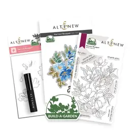 ALTENEW ALTENEW BUILD-A-GARDEN: HARVEST BOUQUET CLEAR STAMP, DIE SET AND STENCIL SET BUNDLE
