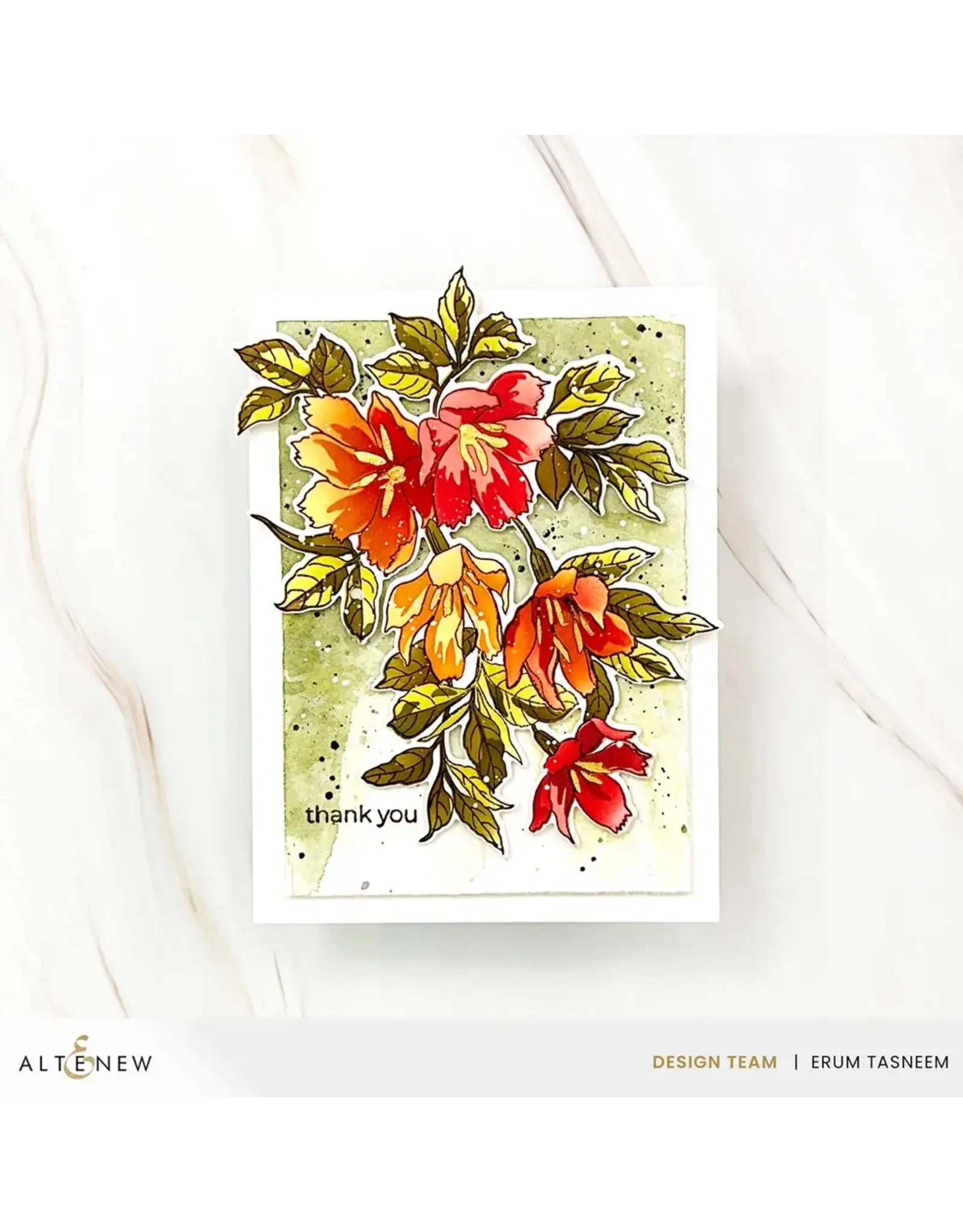 ALTENEW ALTENEW BUILD-A-GARDEN: HARVEST BOUQUET CLEAR STAMP, DIE SET AND STENCIL SET BUNDLE