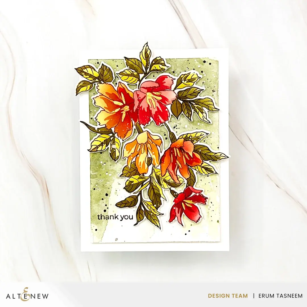ALTENEW ALTENEW BUILD-A-GARDEN: HARVEST BOUQUET CLEAR STAMP, DIE SET AND STENCIL SET BUNDLE