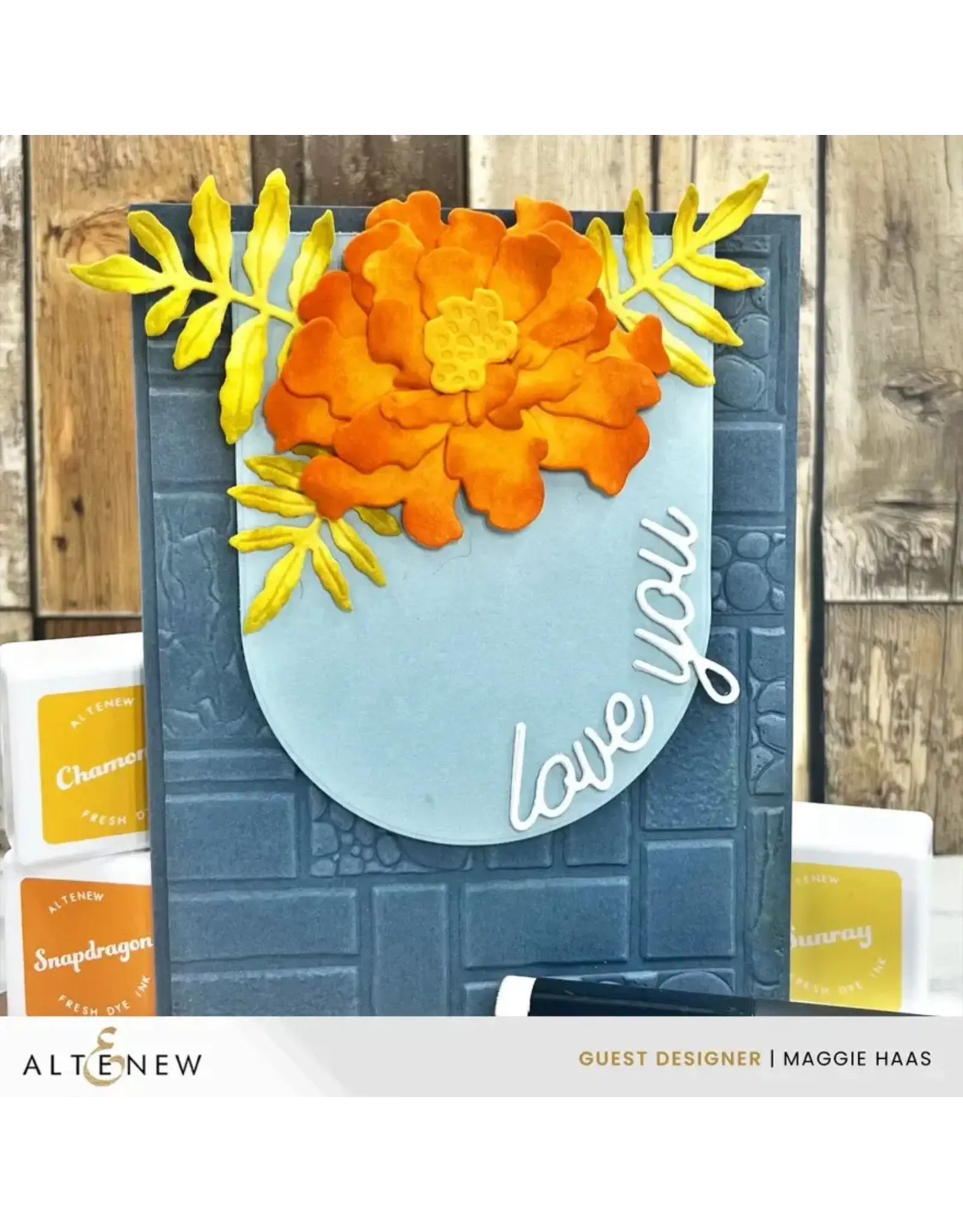 ALTENEW ALTENEW CRAFT-A-FLOWER: MARIGOLD LAYERING DIE SET