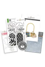 ALTENEW ALTENEW CRAFT YOUR LIFE PROJECT KIT: REPAS DE L'APRÈS-MIDI TAMPON CLAIR, MATRICE DE DÉOCUPE, POCHOIR ET DOSSIER À GAUFRAGE 3D