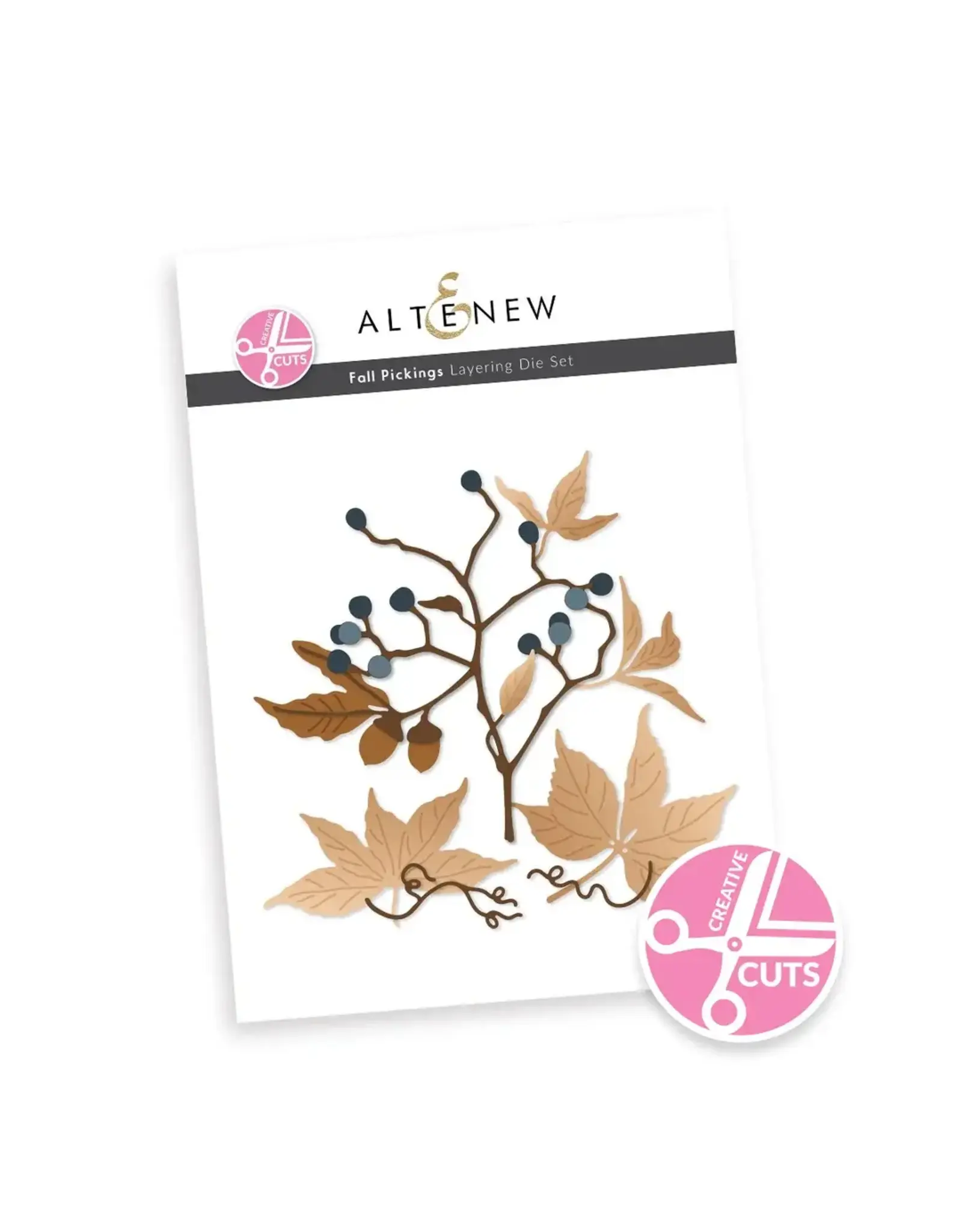 ALTENEW ALTENEW CREATIVE CUTS: FALL PICKINGS LAYERING DIE SET