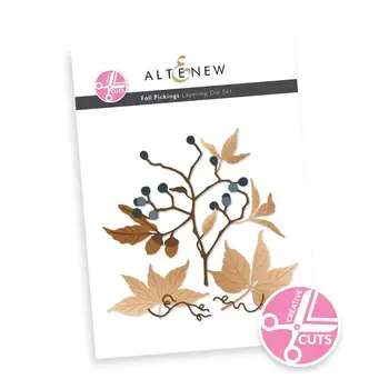 ALTENEW ALTENEW CREATIVE CUTS: FALL PICKINGS LAYERING DIE SET
