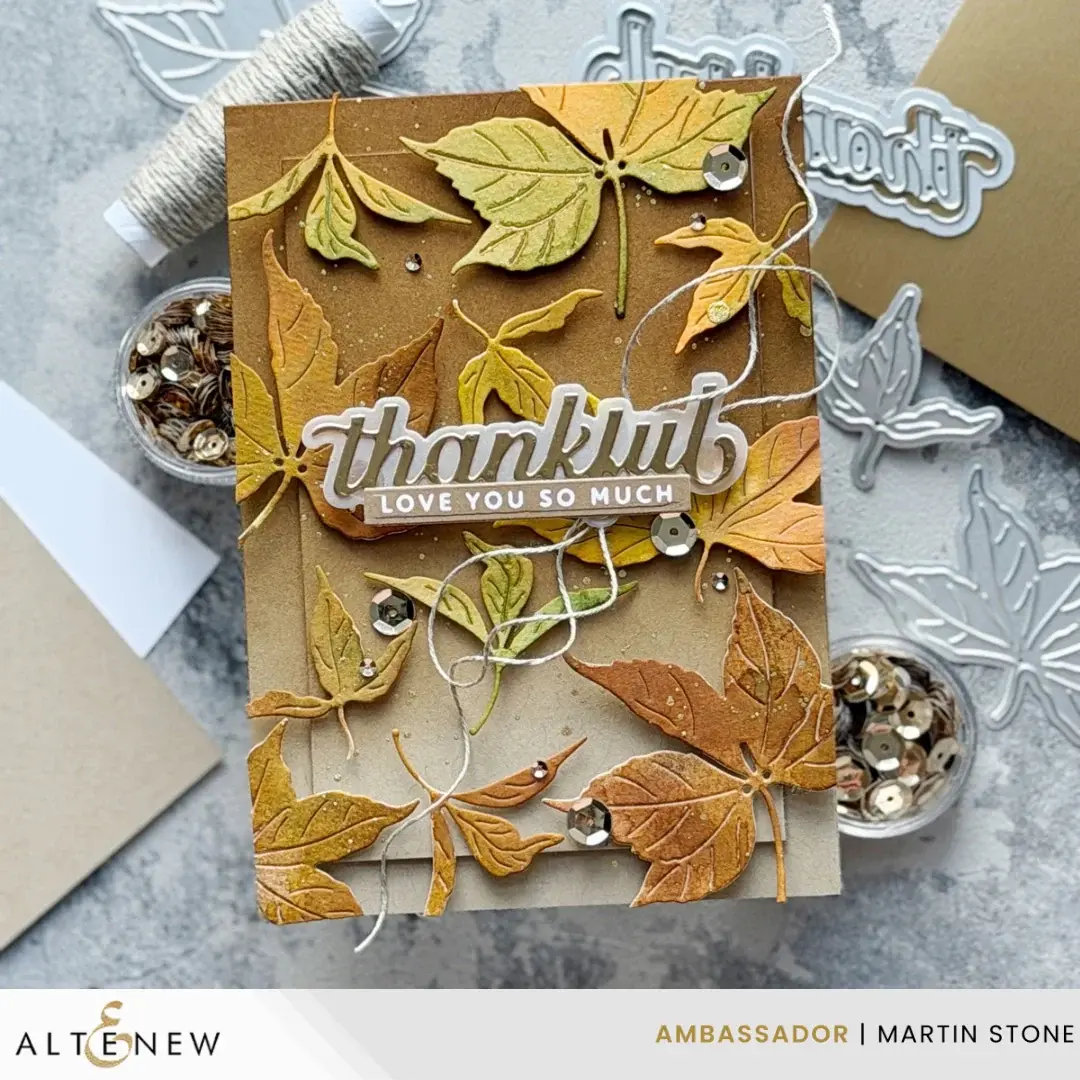 ALTENEW ALTENEW CREATIVE CUTS: FALL PICKINGS LAYERING DIE SET