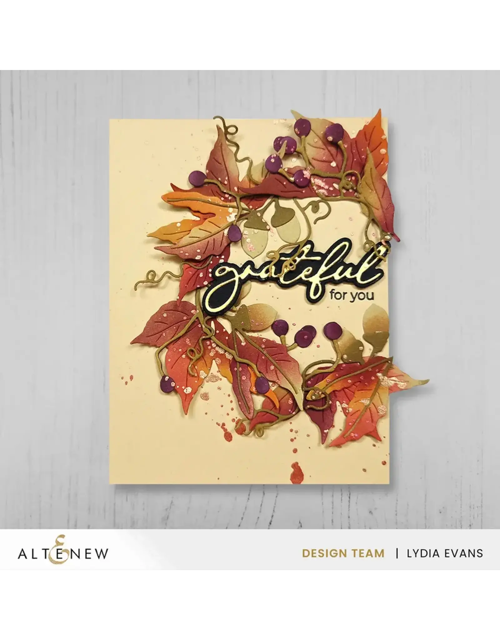 ALTENEW ALTENEW CREATIVE CUTS: FALL PICKINGS LAYERING DIE SET