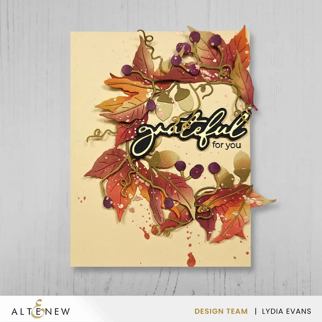 ALTENEW ALTENEW CREATIVE CUTS: FALL PICKINGS LAYERING DIE SET