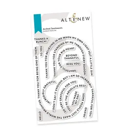 ALTENEW ALTENEW SENTIMENTS ARQUÉS ENSEMBLE DE TAMPONS CLAIRS