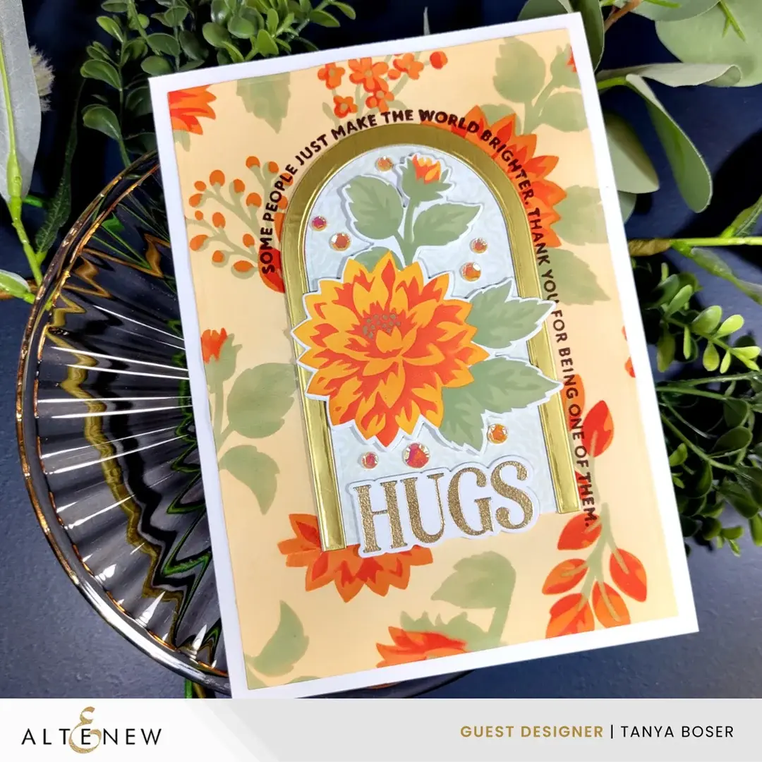 ALTENEW ALTENEW ARCHED SENTIMENTS CLEAR STAMP SET