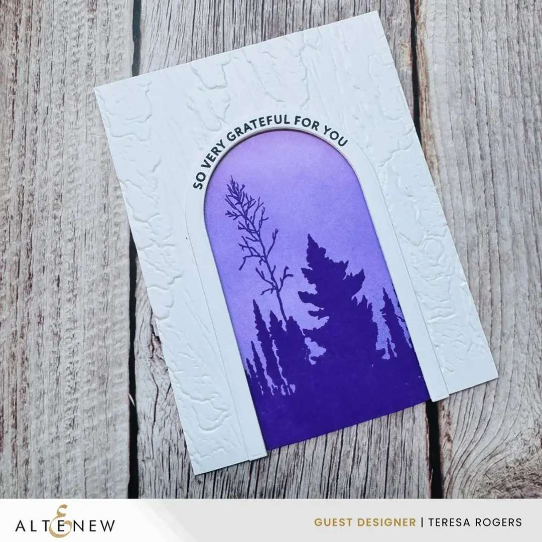 ALTENEW ALTENEW ARCHED SENTIMENTS CLEAR STAMP SET