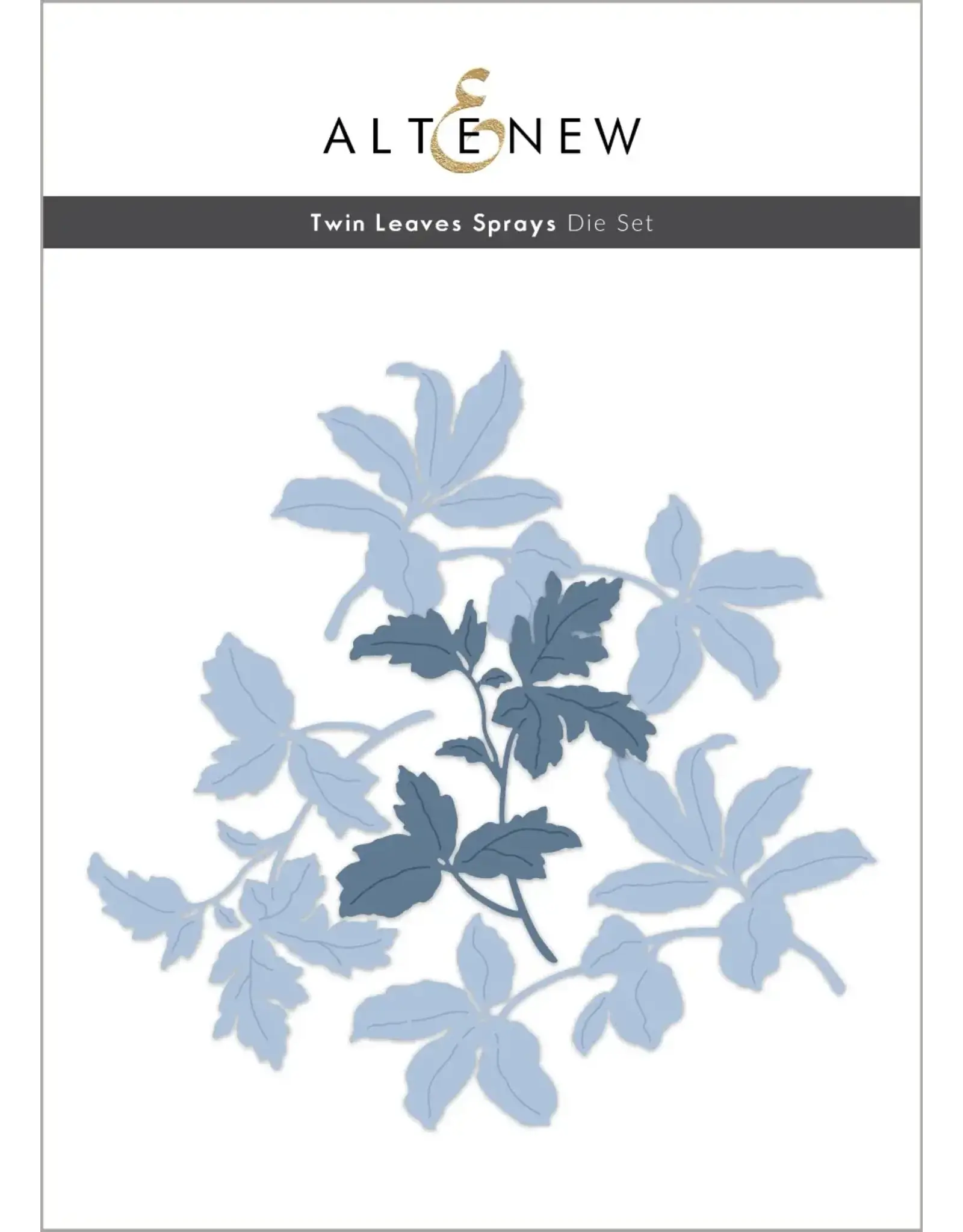 ALTENEW ALTENEW SPRAYS À FEUILLES JUMELLES ENSEMBLE DE MATRICES DE DÉCOUPE