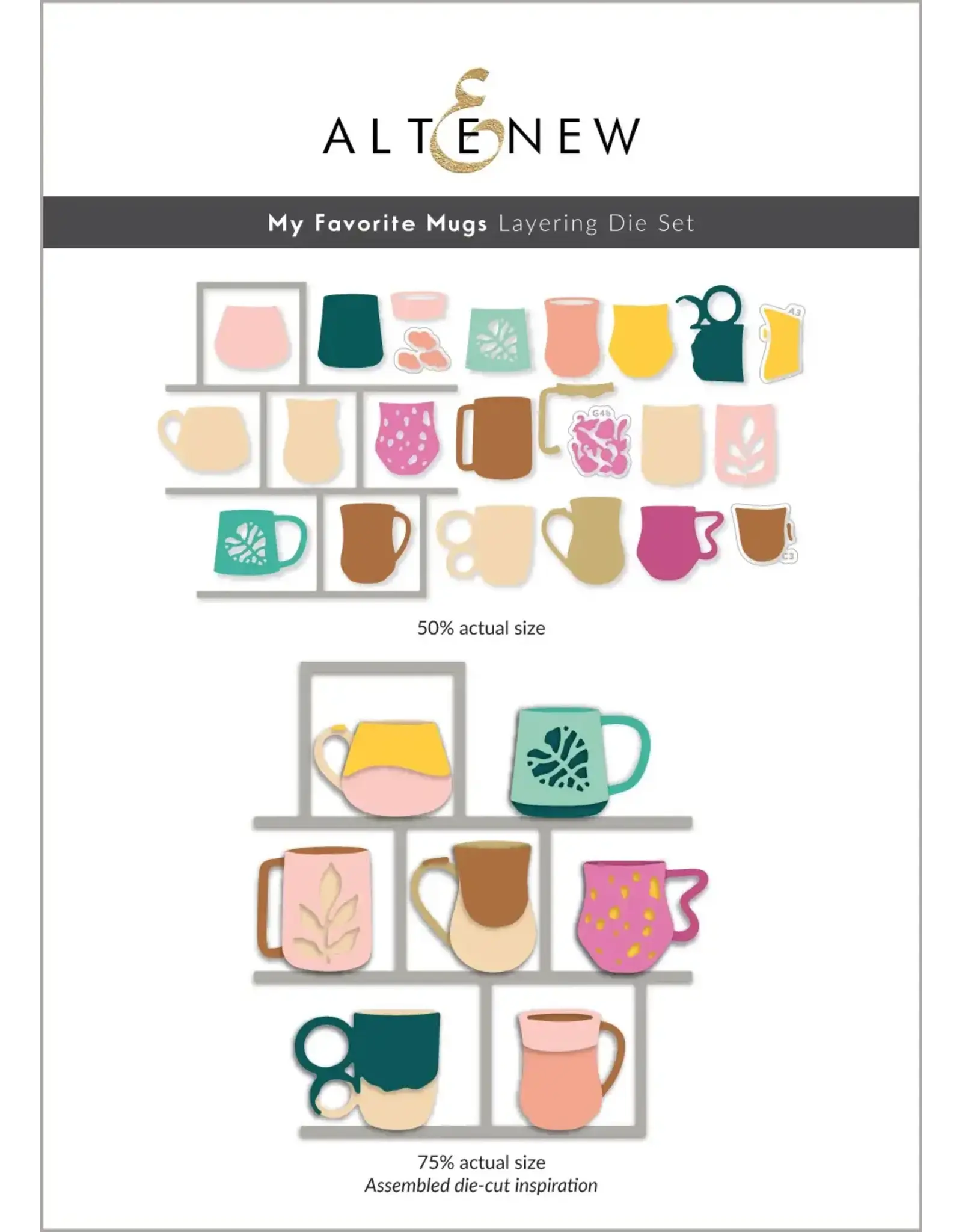 ALTENEW ALTENEW MY FAVOURITE MUGS LAYERING DIE SET