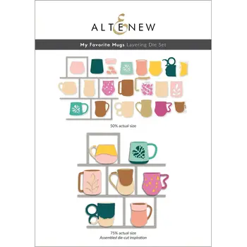 ALTENEW ALTENEW MY FAVOURITE MUGS LAYERING DIE SET