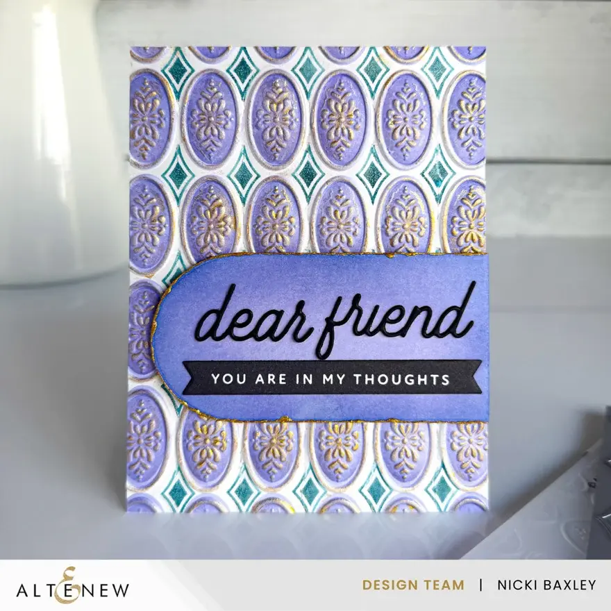 ALTENEW ALTENEW HEIRLOOM FILIGREE PRESS PLATE, STENCIL SET AND 3D EMBOSSING FOLDER BUNDLE