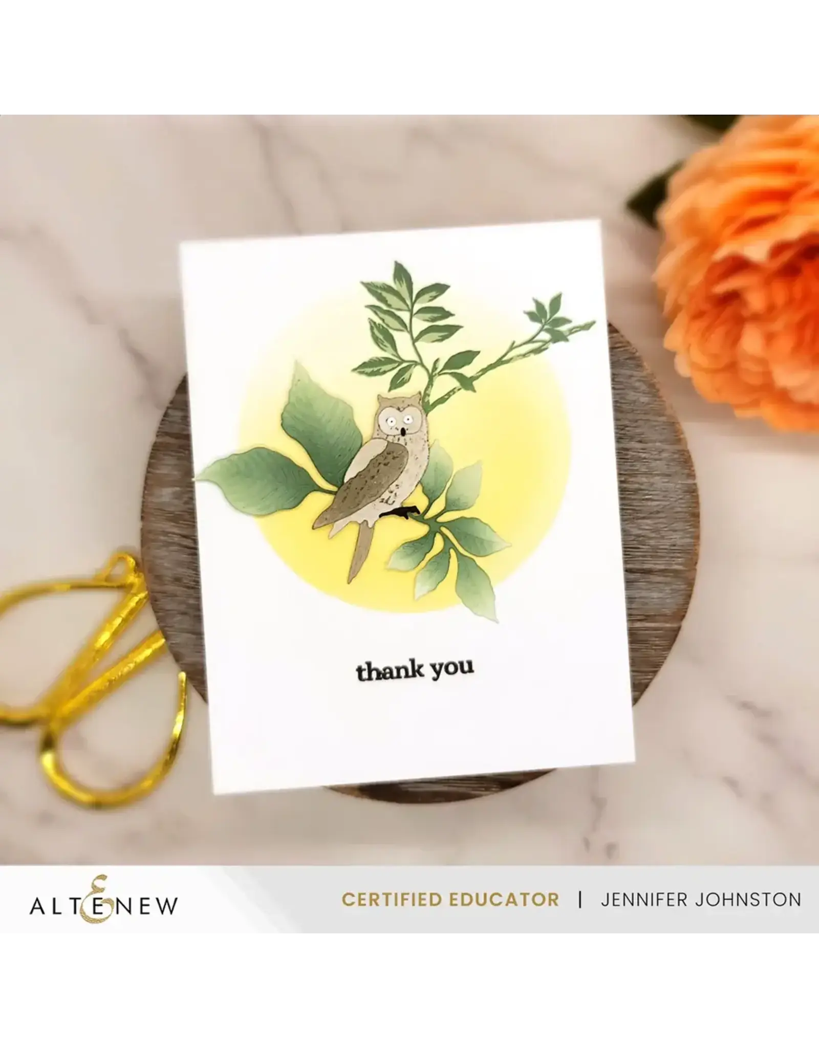 ALTENEW ALTENEW MINI DELIGHT: SAGESSE DES BOIS TAMPONS CLAIRS ET MATRICES DE DÉCOUPE