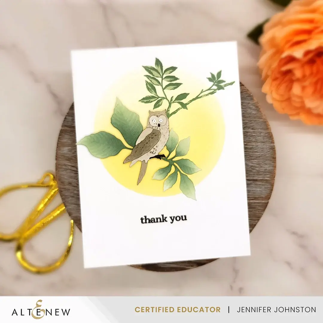 ALTENEW ALTENEW MINI DELIGHT: WOODLAND WISDOM CLEAR STAMP & DIE SET