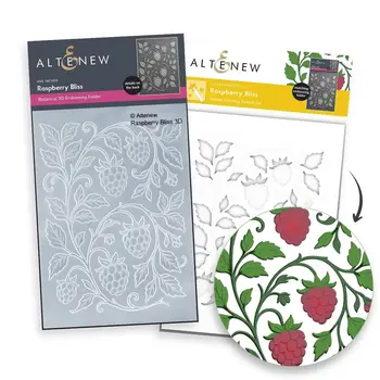 ALTENEW ALTENEW DÉLICE À LA FRAMBOISE DOSSIER À GAUFRAGE 3D ET POCHOIR