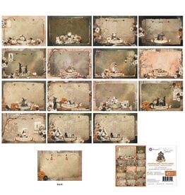 PRIMA PRIMA MADE OF MAGIC 4x6 CARTES DE NOTES POUR JOURNAL 45 FEUILLES