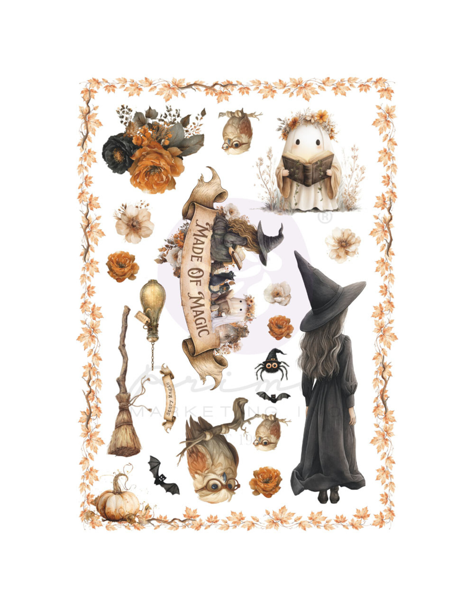 PRIMA PRIMA MADE OF MAGIC A4 FEUILLE DE TRANSFERT