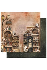 PRIMA PRIMA MADE OF MAGIC MAGIC ON THE SHELVES 12x12 CARDSTOCK