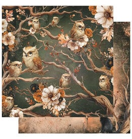 PRIMA PRIMA MADE OF MAGIC GARDIENS DU SAVOIR 12x12 PAPIER CARTONNÉ