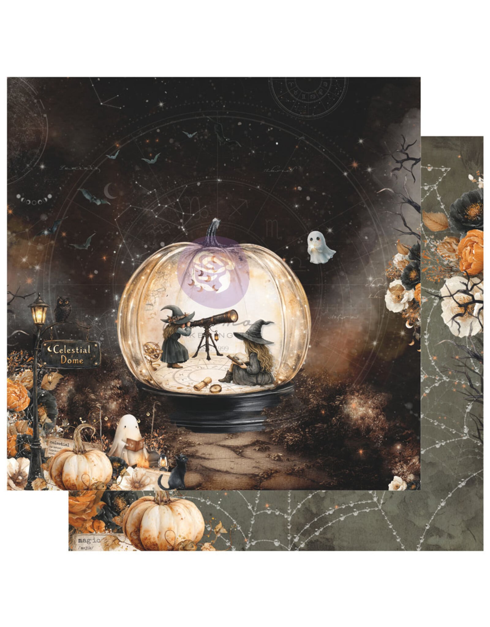 PRIMA PRIMA MADE OF MAGIC CELESTIAL 12x12 CARDSTOCK