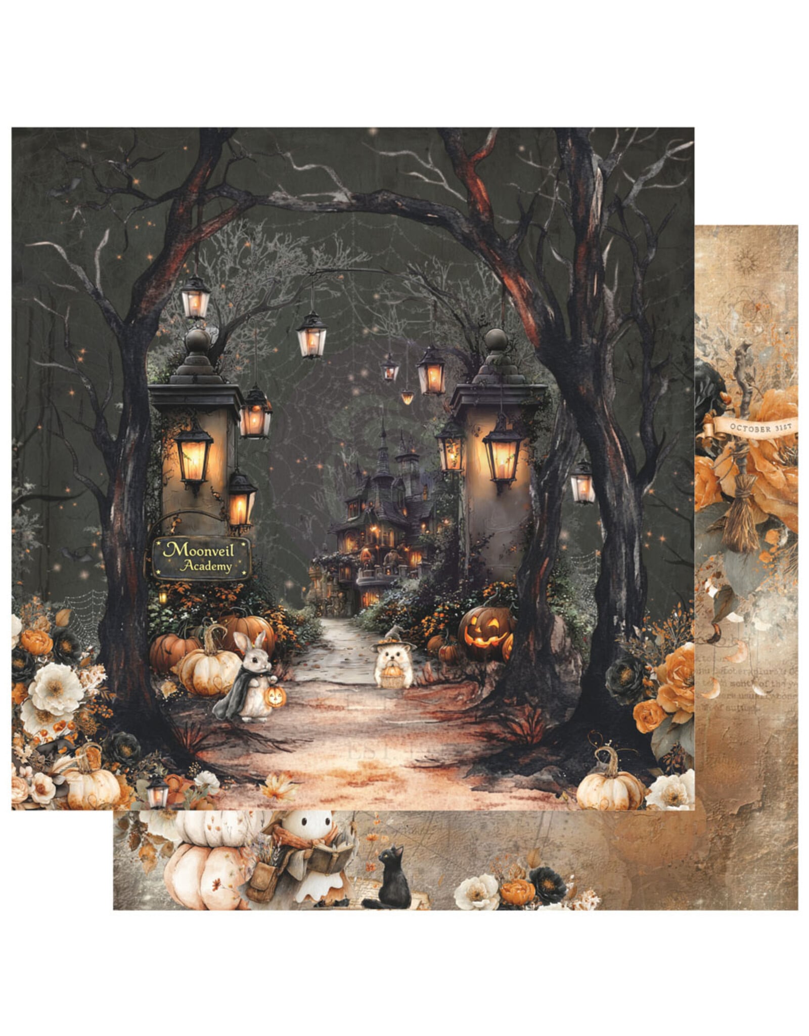 PRIMA PRIMA MADE OF MAGIC THE ENCHANTED WAY 12x12 CARDSTOCK