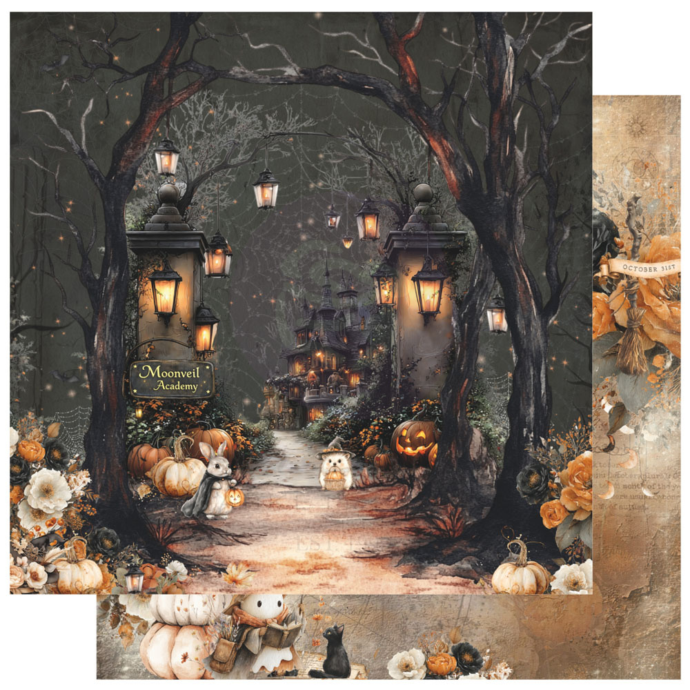 PRIMA PRIMA MADE OF MAGIC THE ENCHANTED WAY 12x12 CARDSTOCK