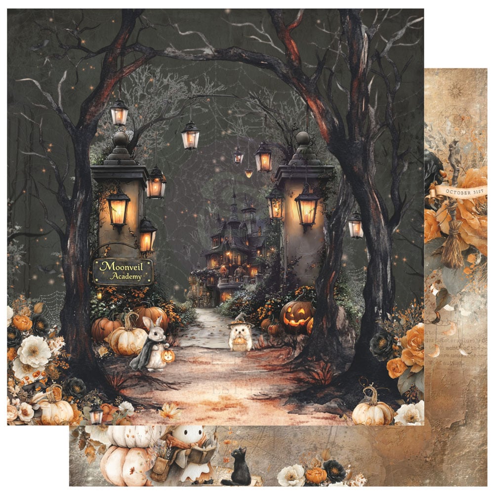 PRIMA PRIMA MADE OF MAGIC THE ENCHANTED WAY 12x12 CARDSTOCK