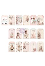 PRIMA PRIMA CHRISTMAS BLUSH PAQUET D'ÉTIQUETTE 40/PK