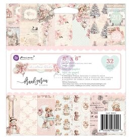 PRIMA PRIMA CHRISTMAS BLUSH 6x6 PAPER PAD 32 SHEETS