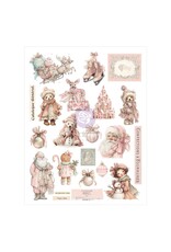 PRIMA PRIMA CHRISTMAS BLUSH A4 FEUILLE DE TRANSFERT