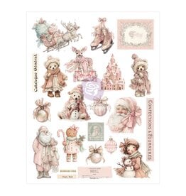 PRIMA PRIMA CHRISTMAS BLUSH A4 FEUILLE DE TRANSFERT