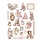 PRIMA PRIMA CHRISTMAS BLUSH A4 FEUILLE DE TRANSFERT